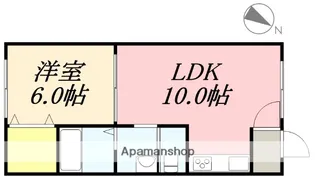 ピュアパレス北昭和(ピュアパレスキタショウワ)【510号室】の間取り