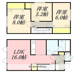 メゾン・ド・マーヴェラス【103号室】の間取り