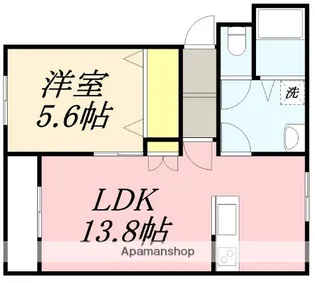 LE・VENTCLAIR(ル・ヴァンクレール)【402号室】の間取り