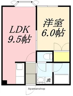 五稜郭マンション【2階】の間取り