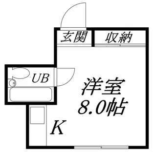 ハイツサンドリーム【206号室】の間取り