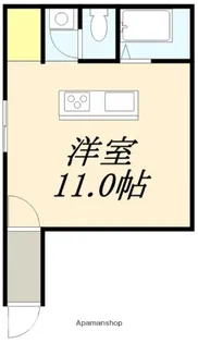 コーポHERO新川【102号室】の間取り