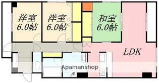 パシフィック大三坂壱番館【402号室】の間取り