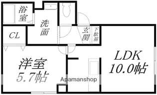 エトアール杉並台【101号室】の間取り