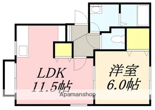 オークヒルズ杉並(スギナミ)【202号室】の間取り