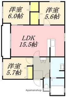 LUMIUSU(ルミウス)【101号室】の間取り