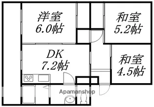 メゾン・ド・シャモニー【4階】の間取り