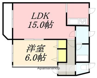 大国マンション【103号室】の間取り