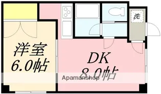 コンフレール青柳【2階】の間取り
