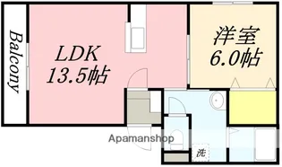 セゾンクレールAOYAGIⅡ【101号室】の間取り
