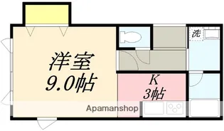 ロジェ赤川【102号室】の間取り