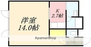 ラルジュ【102号室】の間取り