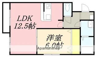 メゾン・ド・KⅢ【203号室】の間取り