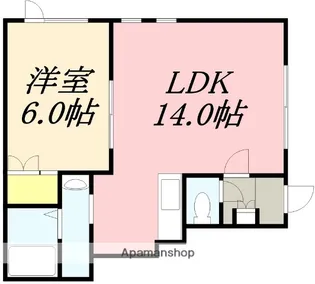 ELF(エルフ)【203号室】の間取り
