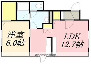 メゾンA【1階】の間取り
