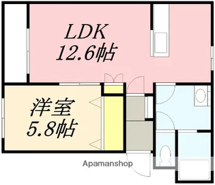 ラヴィドール(LAVIEDOR)【104号室】の間取り