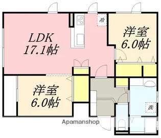 ル・シャルマンⅠ号館【101号室】の間取り