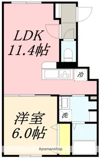 RARAPO(ララポ)【302号室】の間取り