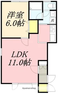 リーブ・コートⅡ【201号室】の間取り