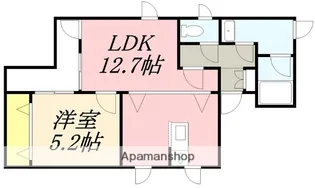 メゾンエキサイトシーガル【301号室】の間取り