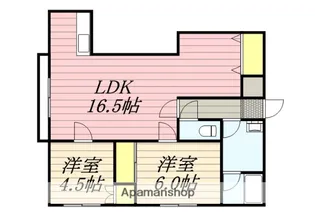 メゾンパティオ海岸町【2階】の間取り