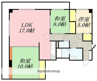 ヴィラ海岸町【1001号室】の間取り