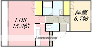 ピアレ柏木【2階】の間取り
