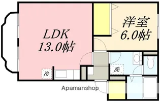 メゾンSaKuRaⅡ【3階】の間取り