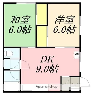 TAKASHIMAアパート【202号室】の間取り