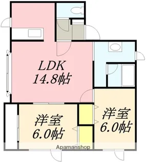 ステラ【203号室】の間取り