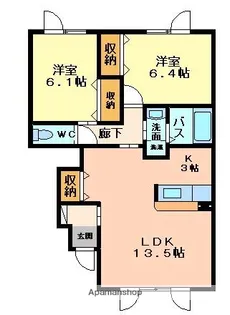 VIENE FAMILLE【1階】の間取り