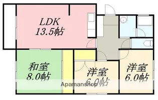 レジデンスホープ【101号室】の間取り