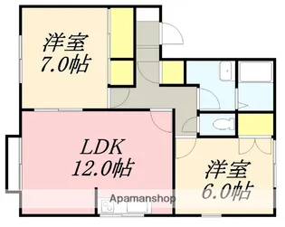 MKレジデンス【2-C号室】の間取り