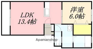 BELLE SOLEILLE(ベルソレイユ)【101号室】の間取り