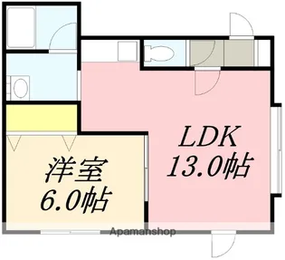 よつ葉マンション【101号室】の間取り