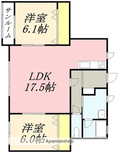 大田ハイツ3【103号室】の間取り