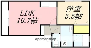 カーサデハル(CASA DE HARU)【101号室】の間取り