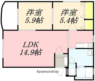 MS・PROSPER(エムエスプロスパー)【301号室】の間取り