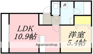 メゾンドアル(MAISON DE ARU)【302号室】の間取り