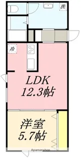 エルシェアート【A号室号室】の間取り