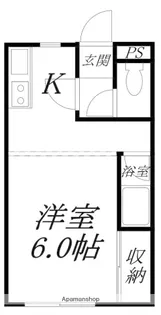 ダイワハイツ亀田【302号室】の間取り
