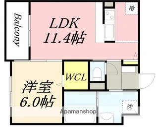 NEW PIAZZA【2階】の間取り