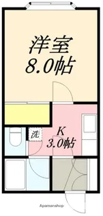 ルミネ川原【6号室】の間取り