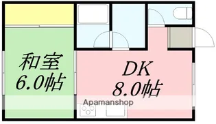 アークヒルズ富岡Ⅰ【201号室】の間取り