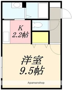 アカンサス【204号室】の間取り