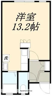 コーポみらい【205号室】の間取り