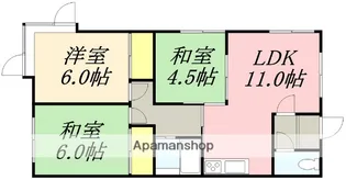コーポタジマ【203号室】の間取り