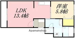 SPACE TOMIOKA(スペース富岡)【303号室】の間取り