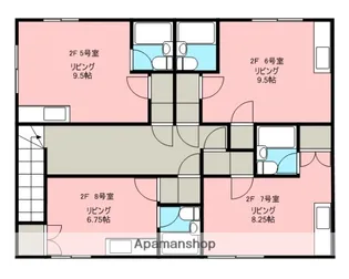 ハイツSATOH【5号室】の間取り