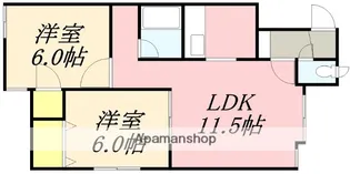 ハイツユーアンディ【201号室】の間取り